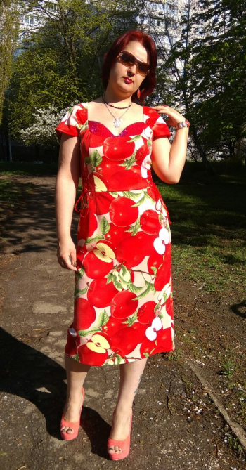 Яблучний травень - сукня модель 107