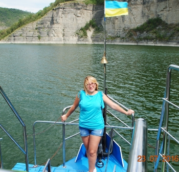Блакитний топ