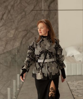 Блуза з органзи