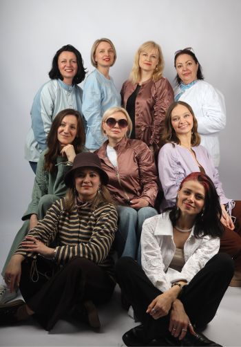 Флешмоб Київського клубу "Шиємо жакет за однією викрійкою"