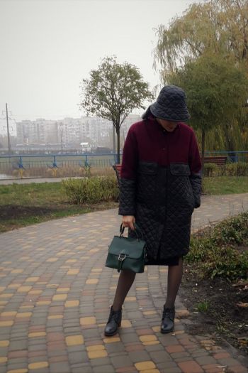 Комбіноване пальто