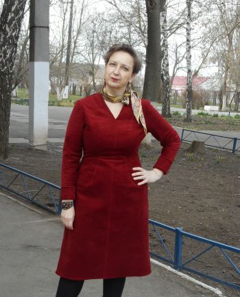 Сукня з вельвету