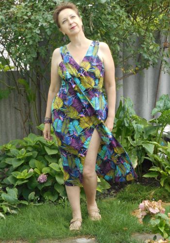 Асиметрична сукня "Теорія джунглів"
