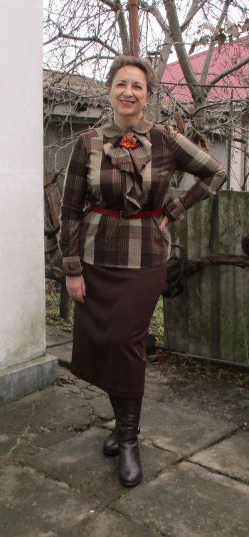 Трикотажна спідниця олівець