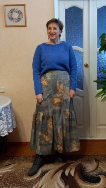 Спідниця бохо "під джинс"