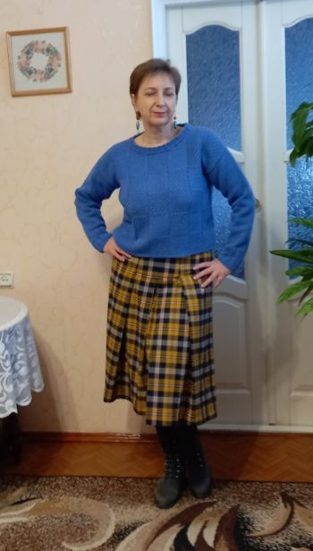 Спідниця в клітинку