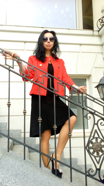 Lady in red. Жакет