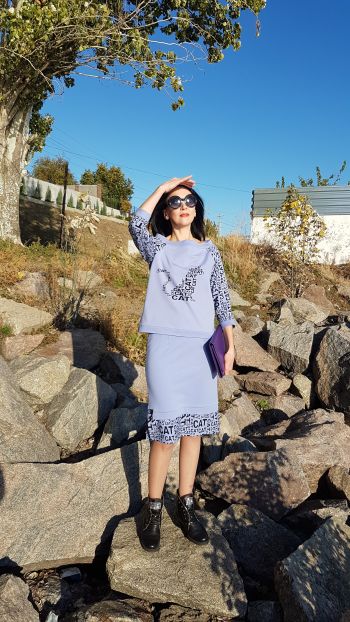 Костюм Purple & cat