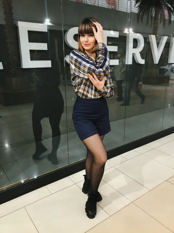 Сорочка в клітинку