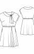 Сукня із суцільнокроєними рукавами - фото 3