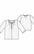 Блуза прямого кроя - фото 3