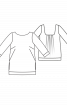 Блуза із декольте на спинці - фото 3