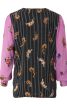 Блузка прямого кроя с V-образной горловиной - фото 4