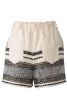 Шорти жакардові на еластичному поясі - фото 4
