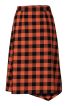 Юбка асимметричного кроя в шотландском стиле - фото 4