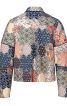 Жакет в стиле пэчворк с округлыми рукавами - фото 4