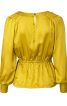 Блузка атласная со складками и защипами - фото 4