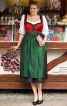 Платье с лифом-корсажем и фартуком - фото 4