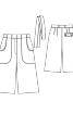 Бермуди з фігурними накладними кишенями XL - фото 3