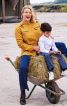 Блузка рубашечного кроя с асимметричным низом - фото 1