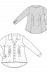 Блузка сорочкового крою з защипами - фото 3