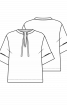 Блуза широкого кроя в стиле 80-х - фото 3