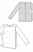 Блузка шовкова з асиметричним полотнищем - фото 3