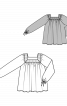 Блуза з квадратним вирізом горловини - фото 3