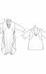 Блуза сатинова розкльошеного силуету - фото 3