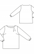 Блузка прямого кроя с вырезом-лодочкой - фото 3
