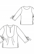Блуза льняная с пластроном - фото 3