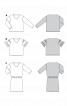 Блузка прямого кроя с длинными рукавами - фото 3