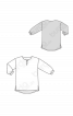 Блузка простого крою із видовженою спинкою - фото 3