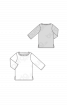 Блуза прямого кроя с боковыми разрезами - фото 3