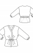 Блузка рубашечного кроя с застежкой на кнопки - фото 3