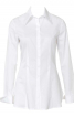 Блуза-рубашка удлиненного силуэта - фото 2