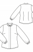 Блузка сорочкового крою з атласу - фото 3