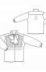 Блузка-сорочка широкого крою із коміром-бантом - фото 3