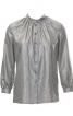 Блуза-сорочка з металізованого батисту - фото 2