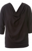 Блуза з вирізом горловини "водоспад" - фото 2