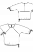 Блуза просторого крою з круглою горловиною - фото 3