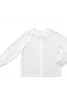 Блузка з відкладним коміром і оборками на рукавах - фото 2