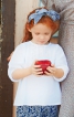 Дитяча блуза з мереживними планками - фото 1