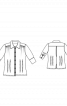 Блуза жакардова сорочкового крою - фото 3