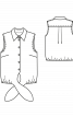 Блузка рубашечного кроя с завязками - фото 3