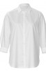 Блуза рубашечного кроя с рукавами 3/4 - фото 2