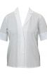 Блуза-сорочка прямого крою з короткими рукавами - фото 2