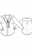 Блузка сорочкового крою з воланами - фото 3