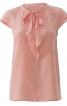 Блузка с рукавами реглан и воланом - фото 2