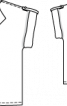 Блуза двобортна з рукавами кімоно - фото 3